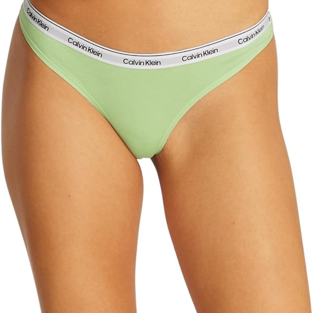 CALVIN KLEIN ICON LOGO THONG PANTIES